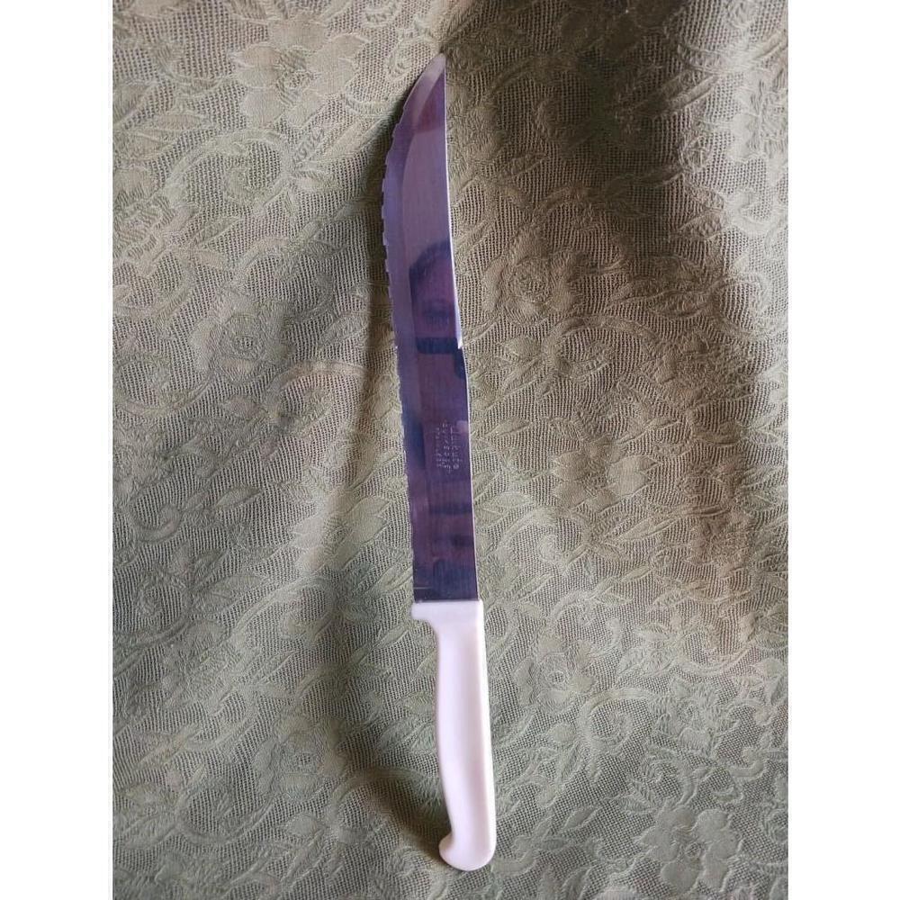 Vintage Quikut Quickedge 10" Serrated Kitchen Knife